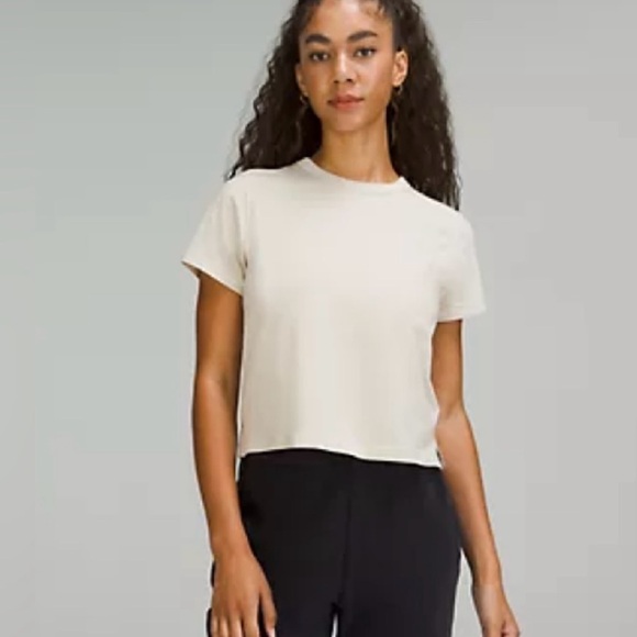 Lululemon Athletica Classic-Fit Cotton-Blend T-Shirt SZ S - Picture 1 of 7